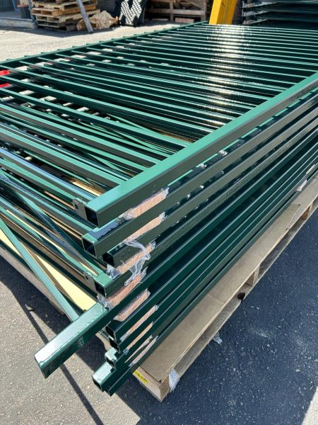 green powder coated fence san diego